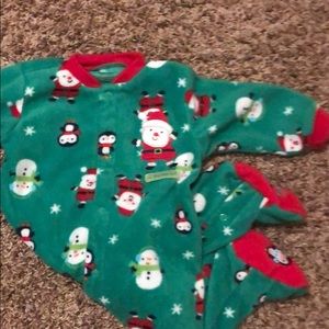 Carter’s button up fleece Christmas jammies